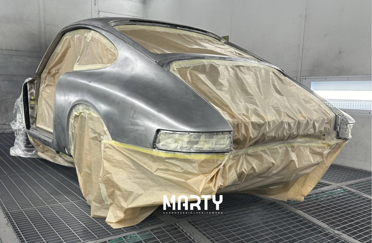 Professionelle Fahrzeuglackierung – So entsteht ein perfektes Finish bei Carrosserie Marty